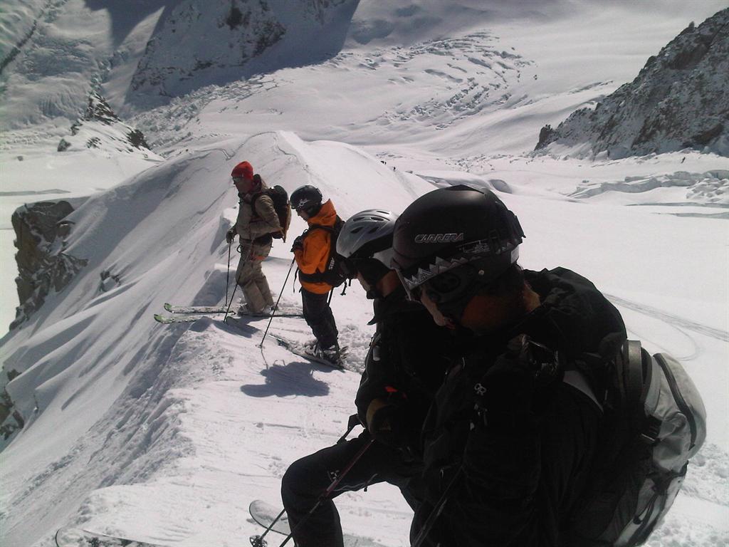 Ski freeride hors pistes à Courmayeur