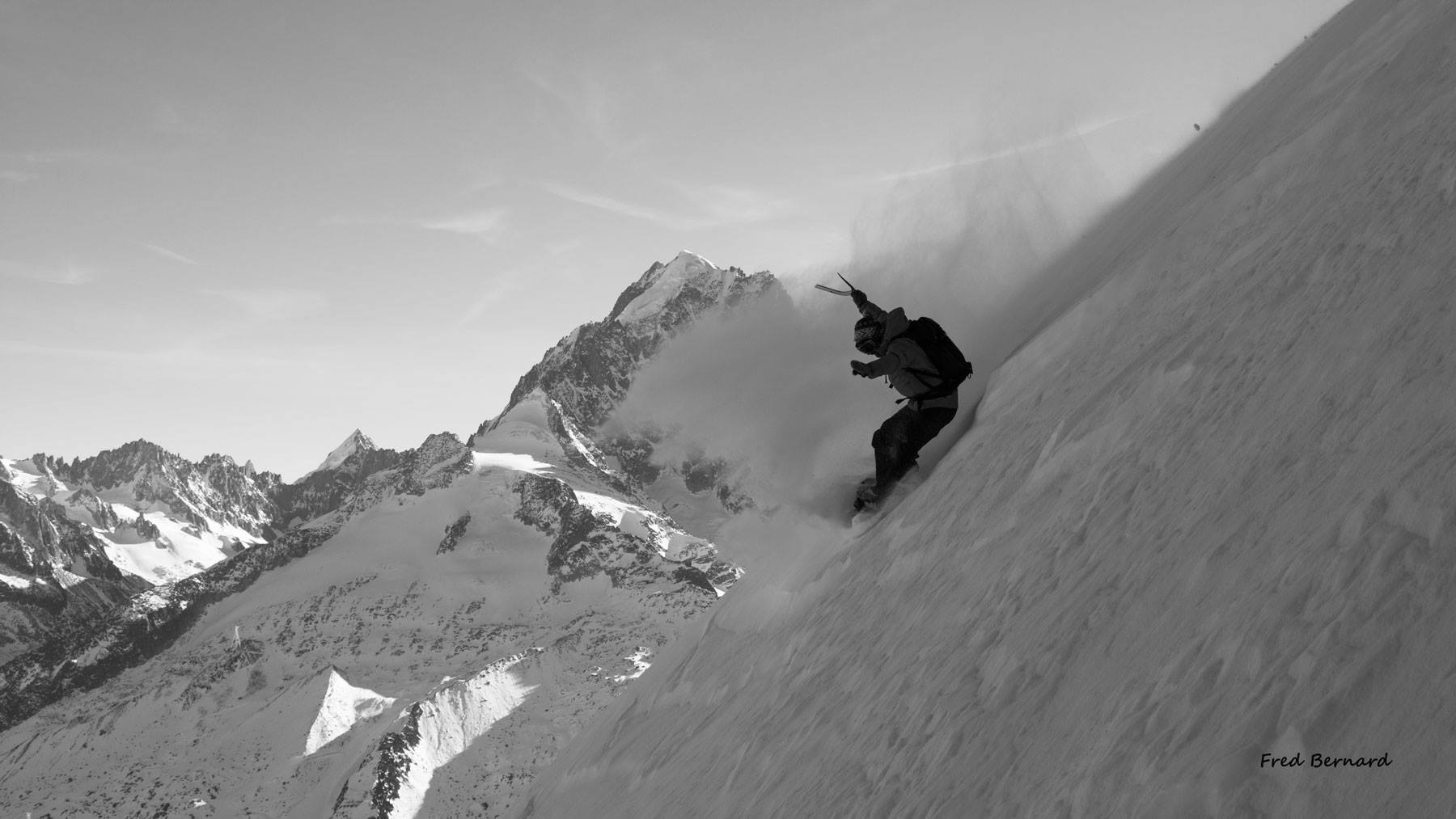 Ski freeride hors pistes à Courmayeur