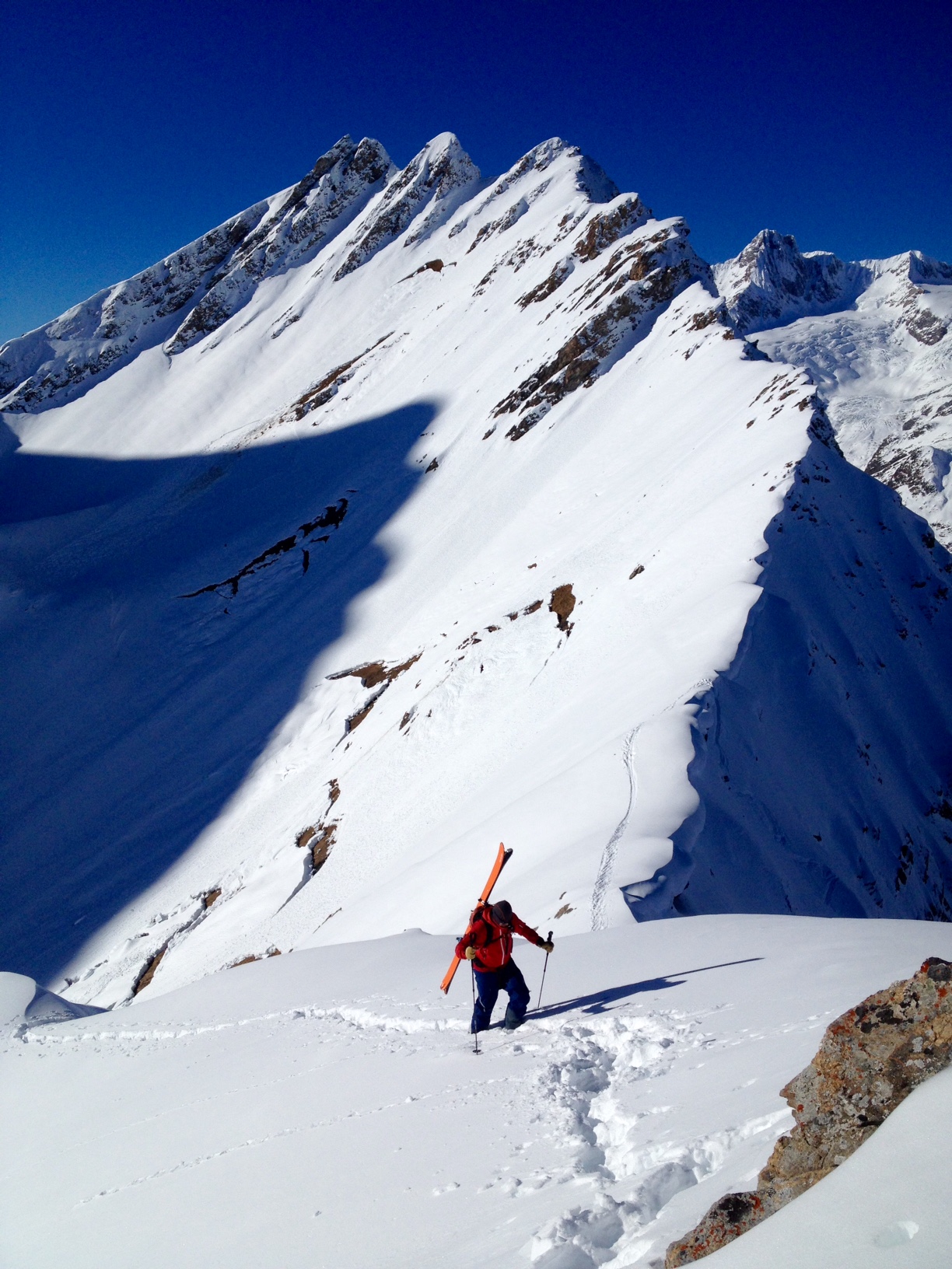 Ski freeride hors pistes à Chamonix