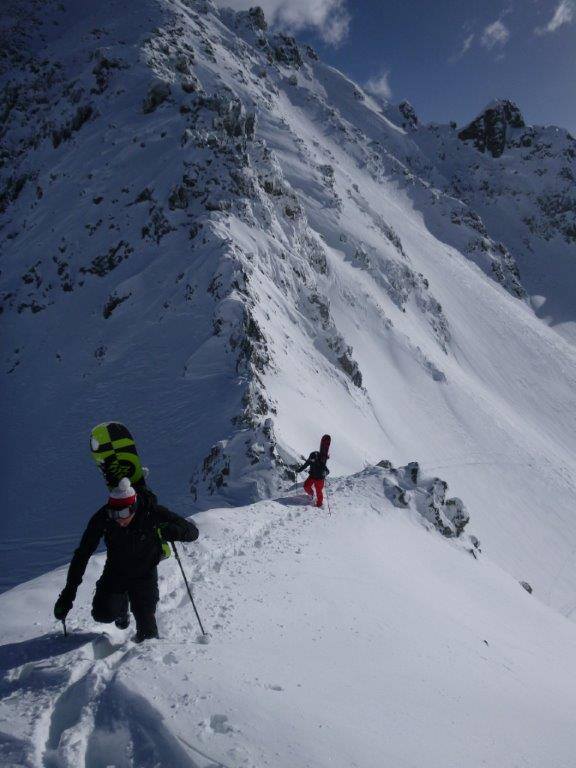 Ski freeride hors pistes à Courmayeur