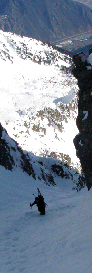 Ski freeride hors pistes à Courmayeur